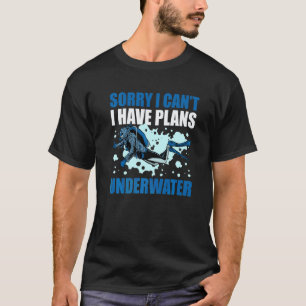 Camiseta Desculpe, não posso, tenho planos submarinos para 