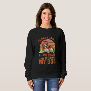 Camiseta Desculpe, não posso ter planos com meu cachorro