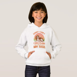 Camiseta Desculpe, não posso ter planos com meu cachorro