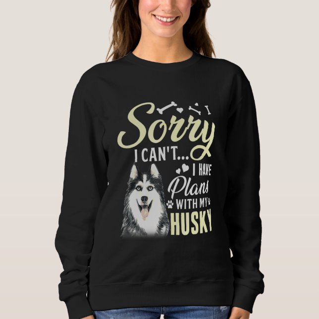 Camiseta Desculpe, Não Posso Ter Planos Com Meu Cachorro Ro (Frente)