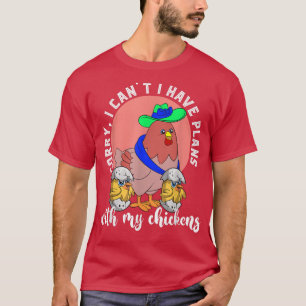 Camiseta Desculpe, Não Posso Ter Planos Com Meu Farmador De