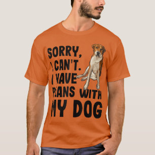 Camiseta Desculpe, Não Posso Ter Planos Com Meu Inglês