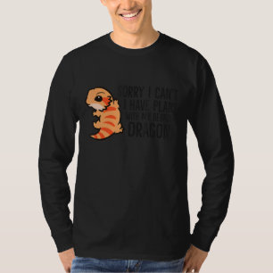 Camiseta Desculpe, não posso ter planos com meus dragões ba