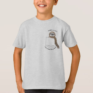 Camiseta Desculpe, não posso ter planos com minha preguiça 