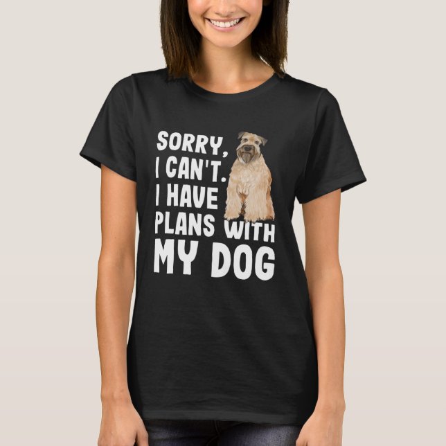 Camiseta Desculpe, Não Posso Ter Planos Com Minha Roda Moíd (Frente)