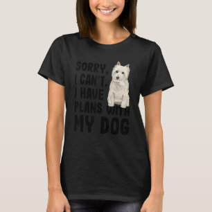 Camiseta Desculpe, Não Posso Ter Planos Com Minha Terra Oes