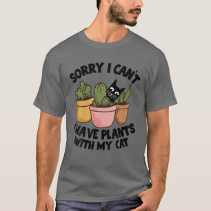 Camiseta Desculpe, não posso ter plantas com meu pai de ga