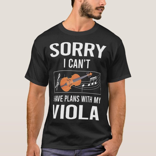 Camiseta Desculpe, não posso viola violeiro (Frente)