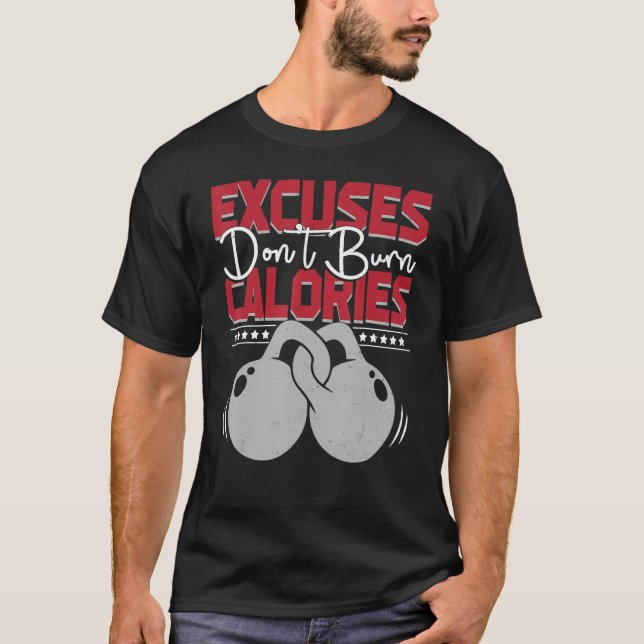 Camiseta Desculpe Não Queimar Malhação de ginástica Calóric (Frente)