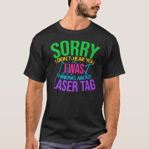 Camiseta Desculpe não ter ouvido você que estava pensando s