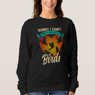 Camiseta Desculpe Não Ter Planos Com Meu Pássaro 1