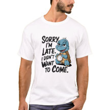 "desculpe o atraso. eu não queria vir"