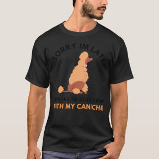 Camiseta Desculpe O Atraso Que Queria Ficar Em Casa Com O M
