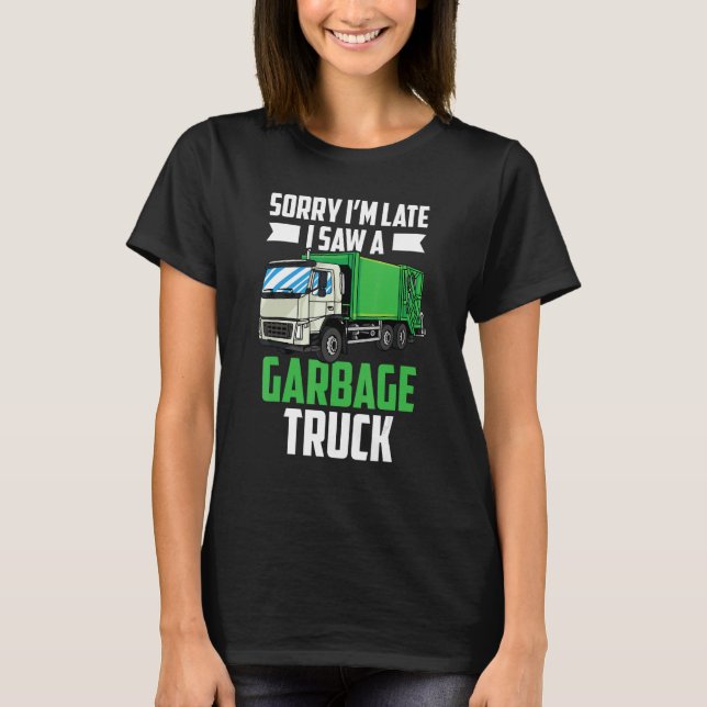 Camiseta Desculpe o atraso, vi um garçom (Frente)