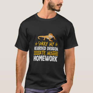 Camiseta Desculpe O Meu Dragão De Mangueira Comeu A Minha C