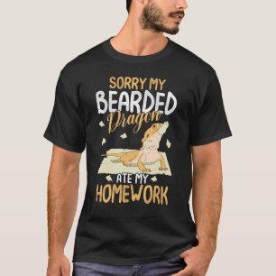 Camiseta Desculpe O Meu Dragão De Mão Comeu A Minha Carteir