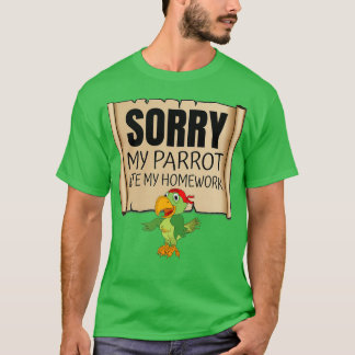 Camiseta Desculpe O Meu Pai Ter Comido A Minha Casa Engraça