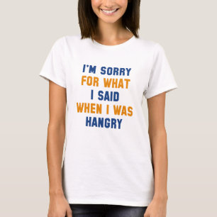 Camiseta Desculpe pelo que disse