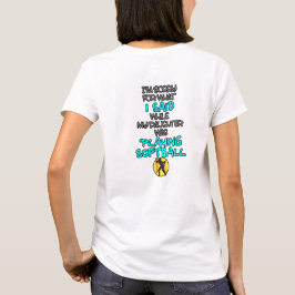 Camiseta Desculpe pelo que disse