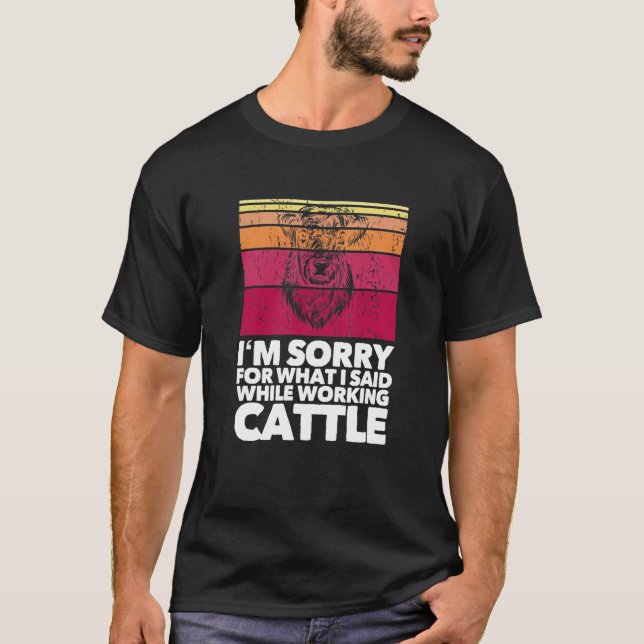 Camiseta Desculpe Pelo Que Disse Quando Trabalhávamos Com B (Frente)
