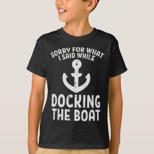 Camiseta Desculpe Pelo Que Eu Disse Enquanto Atracava O Bar
