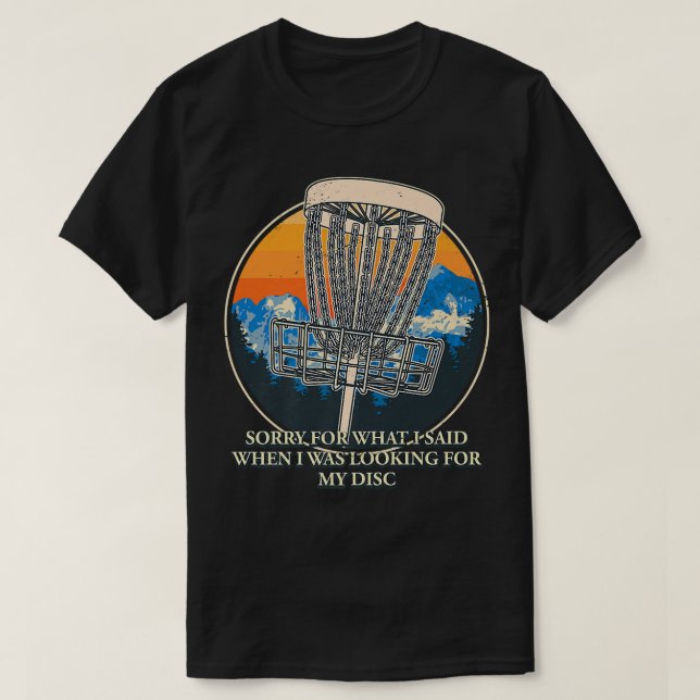 Camiseta Desculpe pelo que eu disse: "Golf Amigos de Golfe  (Frente do Design)