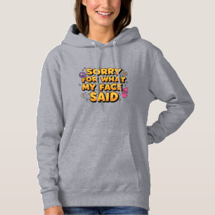 Camiseta Desculpe Pelo Que Meu Rosto Disse Quota Sarcásti