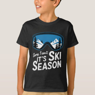 Camiseta Desculpe Por Não Conter Sua Estação De Esqui Espor
