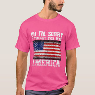 Camiseta Desculpe Por Ter Pensado Que Era A América Tee Pro