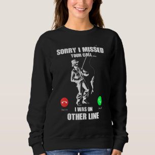 Camiseta Desculpe Por Ter Perdido Sua Chamada Em Outra Linh