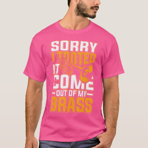 Camiseta Desculpe Por Ter Tido Que Saiu Do Meu Brass Para T
