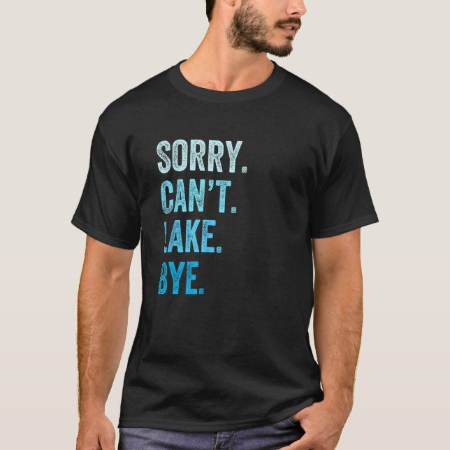 Camiseta Desculpe, posso Lago Bye (Frente)