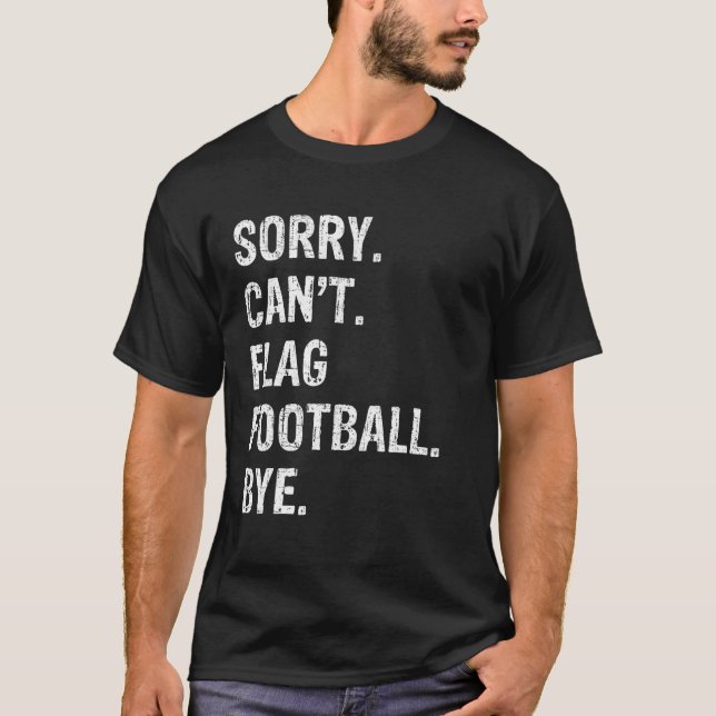 Camiseta Desculpe, posso sinalizar o tchau de futebol (Frente)