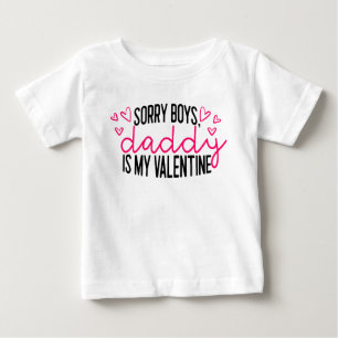 Camiseta Desculpe rapazes, Pai é meu Namorados