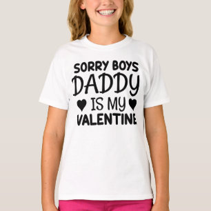 Camiseta Desculpe rapazes Pai é meu Namorados
