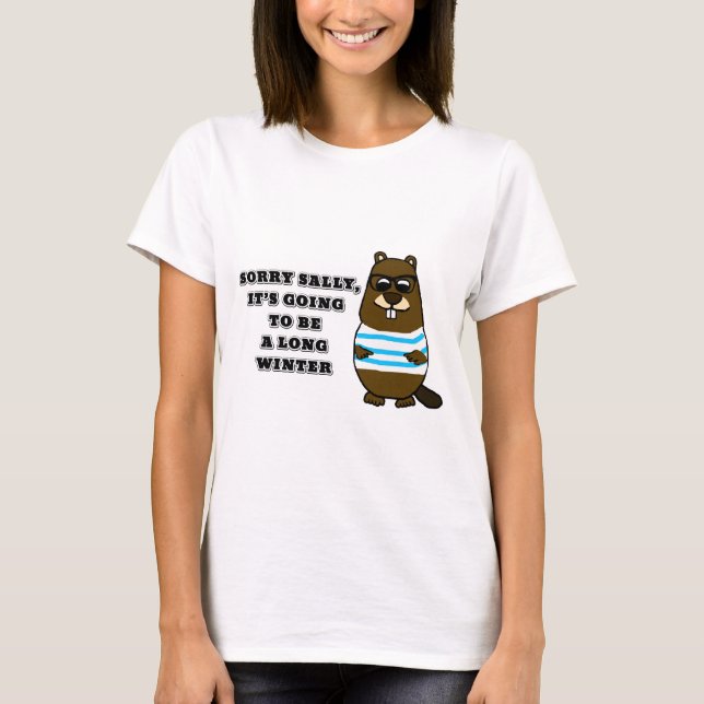 Camiseta Desculpe Sally, Long Winter (Frente)