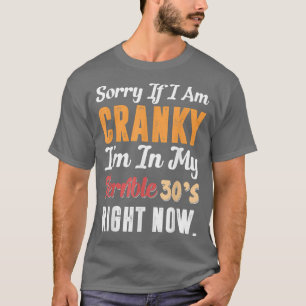 Camiseta Desculpe se estou irritado, estou no meu terrível