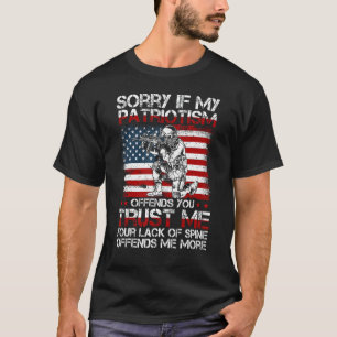 Camiseta Desculpe Se Meu Patriotismo Te Ofende Fl Patriótic