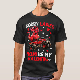 Camiseta Desculpe Senhoras Mãe É Meu Dinossauro Monstro Do