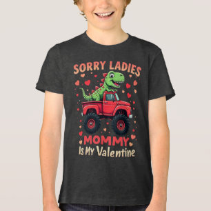 Camiseta Desculpe Senhoras Mamãe É Meu Caminhão Dinossauro 