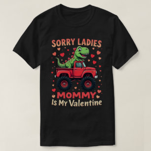 Camiseta Desculpe Senhoras Mamães É Meu Caminhão De Dinossa