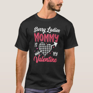 Camiseta Desculpe Senhoras Mamães É Minha Xadrez De Buffalo
