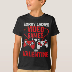 Camiseta Desculpe Senhoras Video Games É Meu Namorado