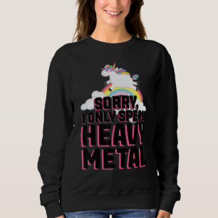 Camiseta desculpe, só falo heavy metal music festival 1