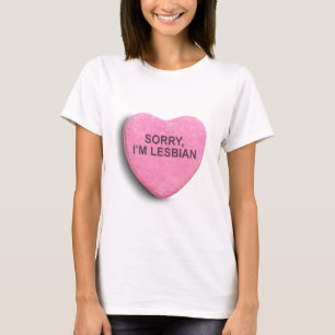 Camiseta Desculpe, sou lésbica
