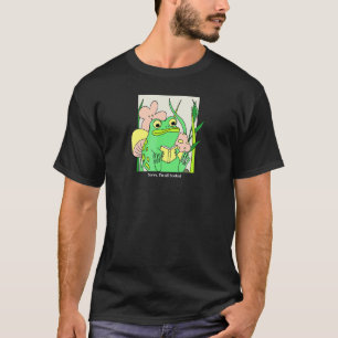 Camiseta Desculpe, sou o Livro de Leitura de Sapos