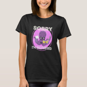 Camiseta Desculpe, sou Octopus Pun Animais Marinhos