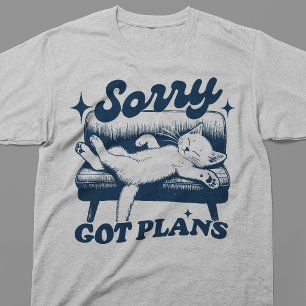 Camiseta Desculpe, tenho planos