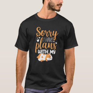 Camiseta Desculpe, Tenho Planos Com Meu Amante de os animai