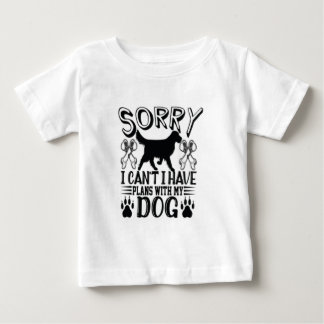 Camiseta Desculpe, Tenho Planos Com Minha Cotação De Cachor